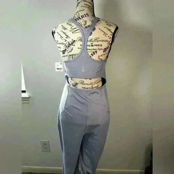 NWT Free People FP Movement Purple Let's Bounce One Piece Jumpsuit Women's Large - Picture 4 of 7